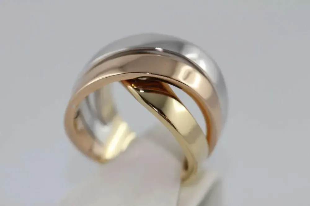 bague or jaune trinity